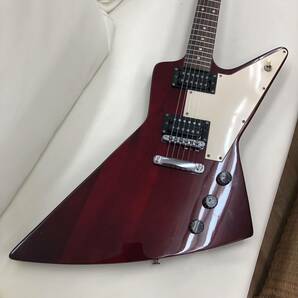 649 エレキギター ギター エクスプローラー Gibson の そっくりさん 赤の画像2