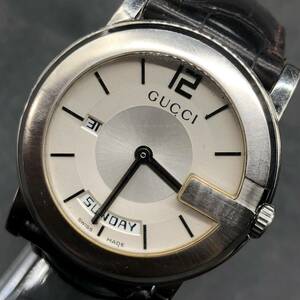 652 【現状品】 GUCCI グッチ クオーツ 腕時計 101M ※現状お渡し