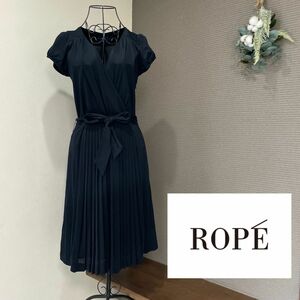 ROPE ロペ ワンピース カシュクール プリーツ