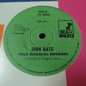 Field Marshal Buckors - Zion Gate // D.E.B. Music 12inch / Roots / AA1496