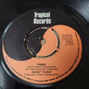 Junior Tucker - Happy // Tropical Records 7inch / King Tubby / Little Junior Tucker / AA2131の画像2