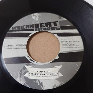 ★Dancehall Bubblerオケ★ Top Cat - Fraud From Yard / Perfect - Can't Touch Me // African Beat 7inch / 早口健在！！