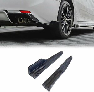 トヨタカムリ70系スポーツモデル2017～2020専用リアスポイラー傷防止カバーリアバンパー リップストリップ 2pcs/セットカーボン柄