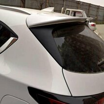 リアリップリアスポイラーCX-5 ABS高品質のカラーリアウイングトランクテールフィン マツダCX-5 ルーフスポイラー 2017 2018 2019_画像5