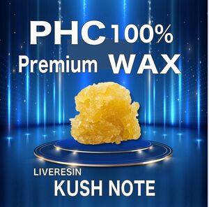 PHC 100% premium WAX 1g LIVERESIN KUSH NOTE