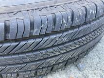 【1円スタート】バリ溝!! 2022年製 175/80R15 15x6J ET45 5穴 本セット YOKOHAMA GEOLANDAR CV ホイール自家塗装 パジェロミニなどに_画像7