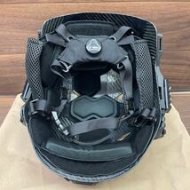 US240429 Ｂ-262 『美品』JJW社 カーボン製 ヘルメット 防具 個人装備 ブラック 現状品_画像5