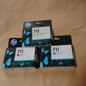 * Hewlett Packard original ink * 711 Cyan + magenta + yellow * color 3 color!