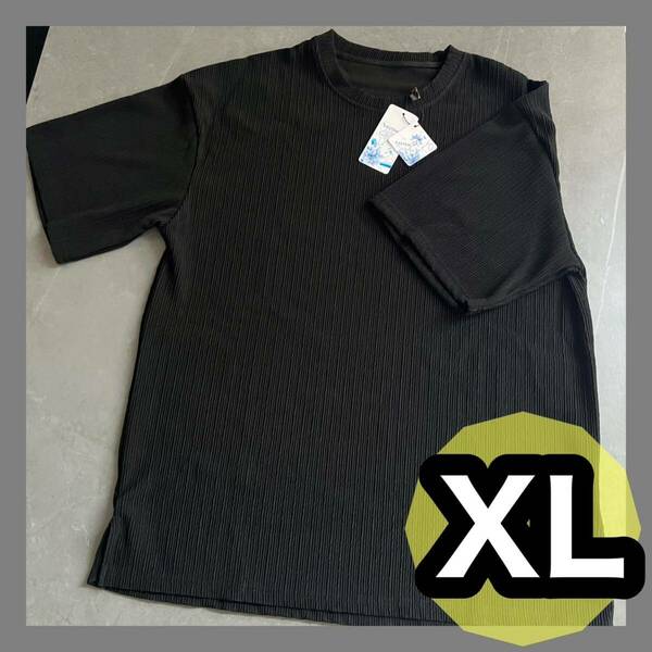 メンズ Tシャツ 夏服 黒 ブラック XL 大きいサイズ 新品未使用 新品