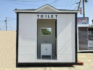 No3 トイレユニット トイレ棟　屋外トイレ 簡易トイレ 水洗式トイレ 洋式トイレ ウォシュレット