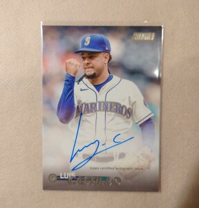 Luis Castillo autograph 直筆サイン Topps studiam club 2023