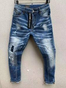  новый товар Dsquared2 размер 52 Dsquared ji- хлеб G хлеб брюки низ Denim джинсы 2024053102