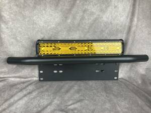 1 jpy ~ LED 300W working light yellow color foglamp 12-24V working light pipe bumper number stay Jimny Hiace Land Cruiser Carry 