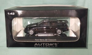 AUTOart オートアート 1/43 フォード シエラ コスワース RS FORD SIERRA RS COSWORTH 52861 ブラック ミニカー 希少 ☆