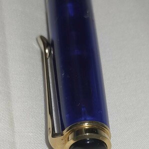 PELIKAN ペリカン M600 スーベレーン ペン先 14C-585 F 万年筆 ブルー ☆の画像2