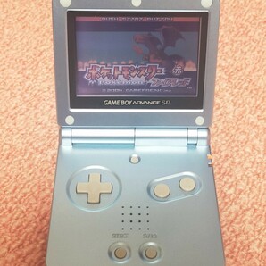 Nintendo 任天堂 GAMEBOY ADVANCE SP ゲームボーイ アドバンス SP AGS-001 パールブルー 現状品 ☆の画像1