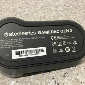 AZ-913SteelSeries GameDAC Gen 2 有線 ミックスアンプ PS5 PS4 PC MixAmp ゲーミングヘッドセット用 ハイレゾ サラウンド 60262の画像3