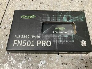 AZ-970. 現状品 Fikwot FN501 Pro 250GB NVMe SSD M.2 2280 PCIe Gen3 x4 内蔵 SSD グラフェン冷却ステッカー付き 