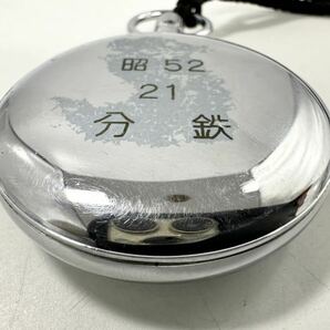 【4K31】1円スタート SEIKO PRECISION 21JEWELS SECOND SETTING / 6110-0010T セイコー プレシジョン 稼働品 手巻き 懐中時計の画像9
