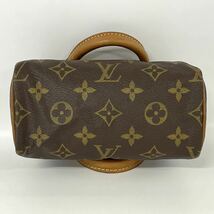 【5R13】1円スタート LOUIS VUITTON ルイヴィトン モノグラム ミニスピーディ ハンドバッグ ミニバッグ 小物入れ カデナ付き _画像9