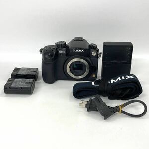 【5M22】1円スタート Panasonic LUMIX DMC-GH3 パナソニック ルミックス デジタルカメラ デジカメ ブラック 充電器 バッテリー付き 