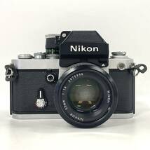 【5A16】1円スタート Nikon F2 ニコン レンズ Nikon NIKKOR 50mm 1:1.4 ニッコール 一眼レフ フィルムカメラ シルバーボディー _画像1
