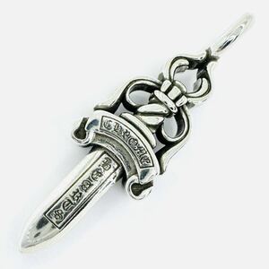 CHROME HEARTS クロムハーツ DOUBLE DAGGER PENDANT ダブル ダガー ペンダント SILVER 925 シルバー ネックレス チャーム フローラル CH