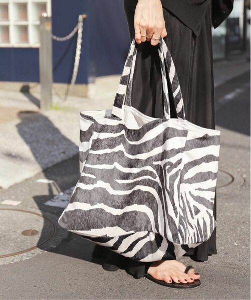 新品【BAZAR ATELIER SABLON/バザール アトリエ サブロン】 ZEBRA TOTE BAG