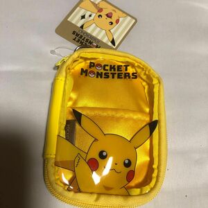 タグ付き　ポケットモンスター ポケモン コレクションポーチ ピカチュウ