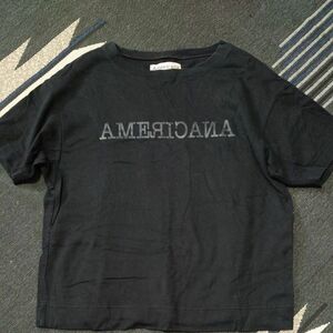 Americana Tシャツ 半袖Tシャツ ブラックM