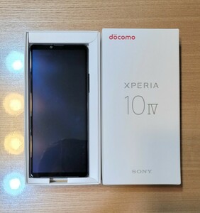 【新品SIMフリー】Xperia 10 IV SONY　ドコモ　SO-52C　ブラック