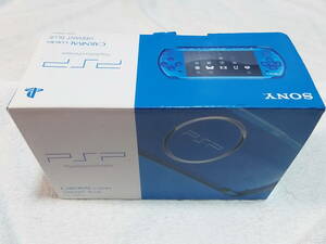 新品同様　バイブラント ブルー　PSP-3000　液晶画面は、完全に無傷　ほとんど未使用に近い　付属品も綺麗な美品　全7点セット