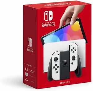  free shipping new goods unopened Nintendo Switch( have machine EL model ) Joy-Con(L)/(R) white 