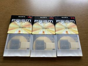 新品 未使用 MD SONY PRISM SERIES 74分 6枚 廃盤 レア 当時物 ソニー プリズム シリーズ ミニディスク mini disc レトロ 