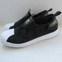 adidas SUPERSTAR SLIP-ON W BLACK/WHITE/GOLD FV3187　サイズ26.5ｃｍ_画像10