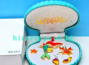  unused Disney catalog Little Mermaid 15 anniversary pin box set LE 1500