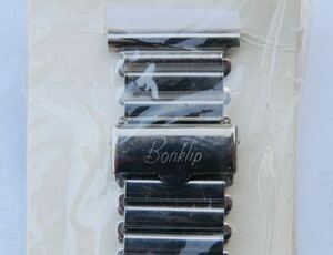Bonklip イギリス製 アンティークバンブーブレス 超希少 旧型ロゴ ミリタリー ベルト 