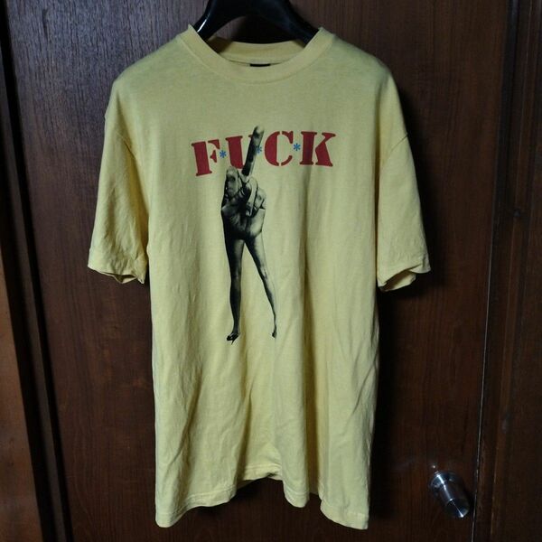 montage Tシャツ　fuck ロゴ