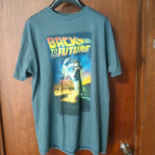 【週末セール】back to the future Tシャツ　ムービーTシャツ　レアカラー　バックトゥザフューチャー