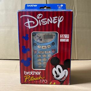 brother ブラザー MICKEY MOUSE ミッキーマウス P-touch 170 ピータッチ ラベルライター ジャンク 中古品