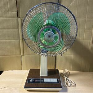 National National 3 sheets wings electric fan F-30KZ Showa Retro antique secondhand goods 