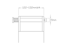 フォークリフトサヤフォーク用固定ピン1~1.8 t系 A19型_画像3