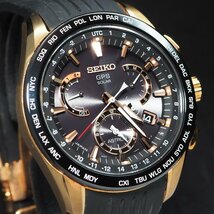 定価187,000円 SEIKO セイコー ASTRON SBXB055 8X53-0AC0-2 GPS 電波ソーラー Dバックル GP ラバー 腕時計 「24038」_画像2