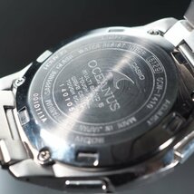 ◆アナログ×デジタル◆ CASIO カシオ チタン OCEANUS オシアナス OCW-T410 電波ソーラー USED品 稼働品 ブレス メンズ 腕時計 「24075」_画像9