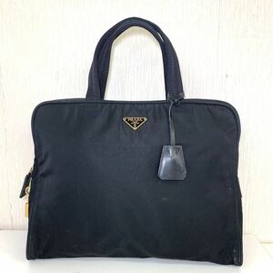 PRADA プラダ テスートナイロン ハンドバッグ ビジネスバッグ 黒 BLACK 高級 ブランド 有名 おすすめ 大人気 ヴィンテージ レア 軽い