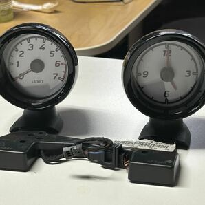 動作品　smart fortwo 451 (スマートフォーツー 前期) 純正タコメーター コックピットクロック　時計 回転計　黒