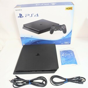 【美品】SONY PlayStation4 CUH-2200A ジェットブラック 完動品 500GB PS4 本体 確認OK 封印あり 初期化済 プレステ4