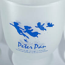 ピーターパン　グラス　赤　青　まとめて５点　昭和レトロ　Peter Pan　Frosted glass_画像7