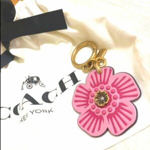 COACH ウィロウ フローラル バッグ チャーム