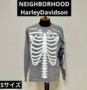 ネイバーフッド ハーレーダビッドソン コラボ 限定 サイズ S ZOZO完売品 長袖 Tシャツ ハーレー　純正　NEIGHBORHOOD × HARLEY-DAVIDSON